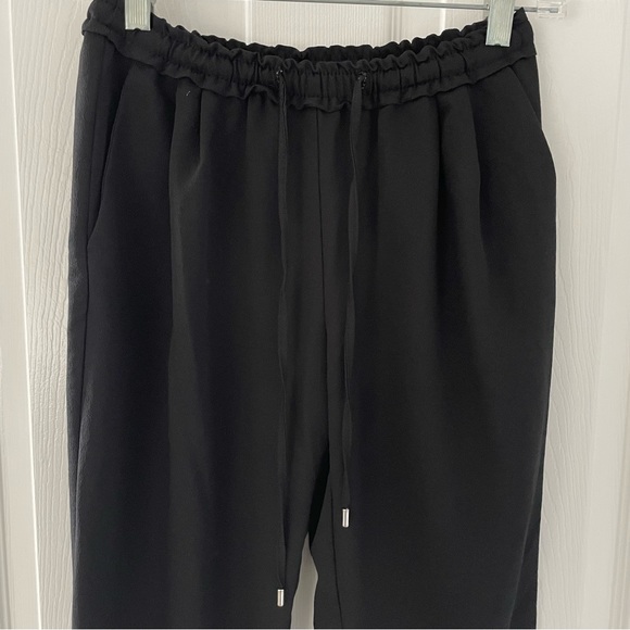 Zara Black Drawstring Trouser - Picture 3 of 5